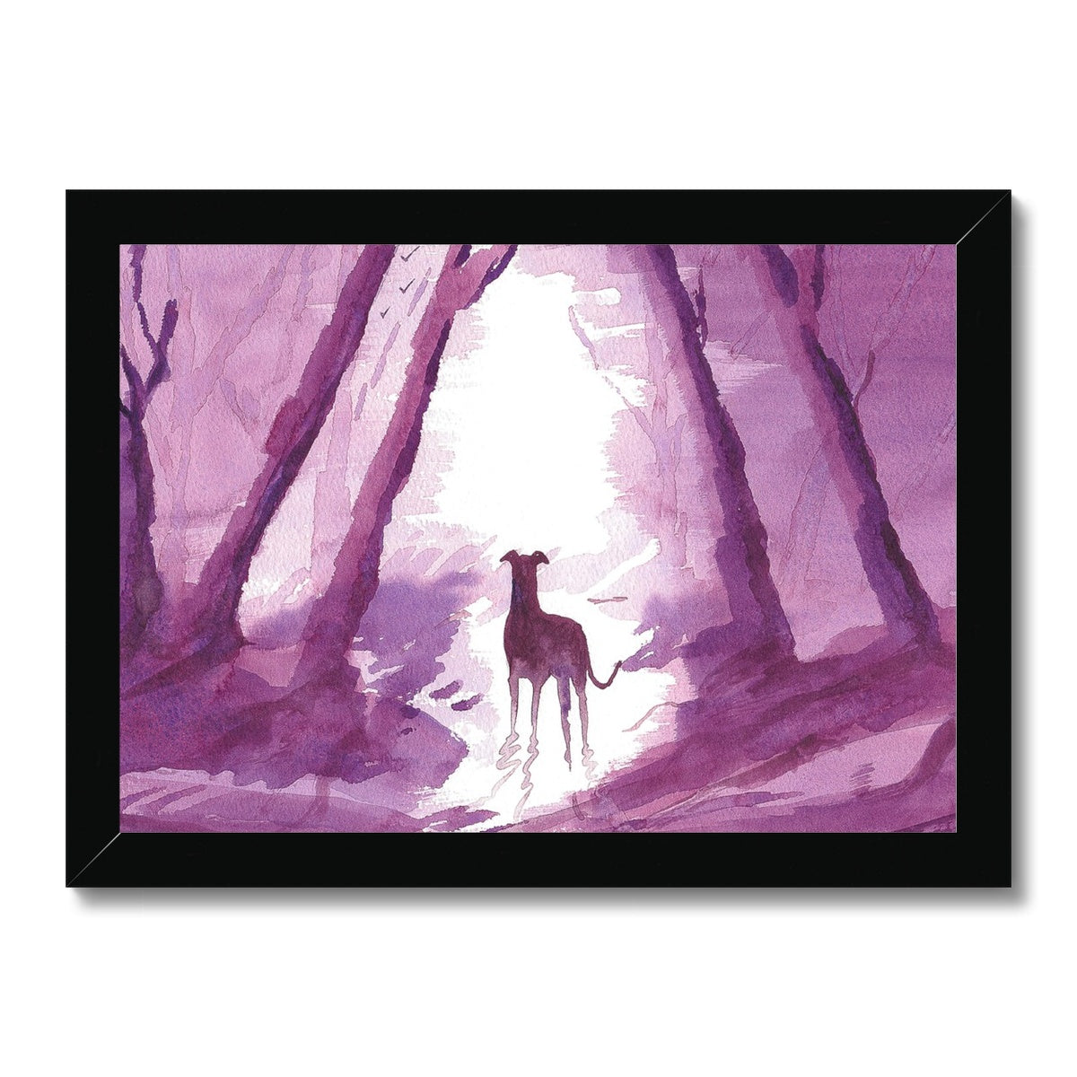 Greyhound Framed Prints - 'Hurry Up'