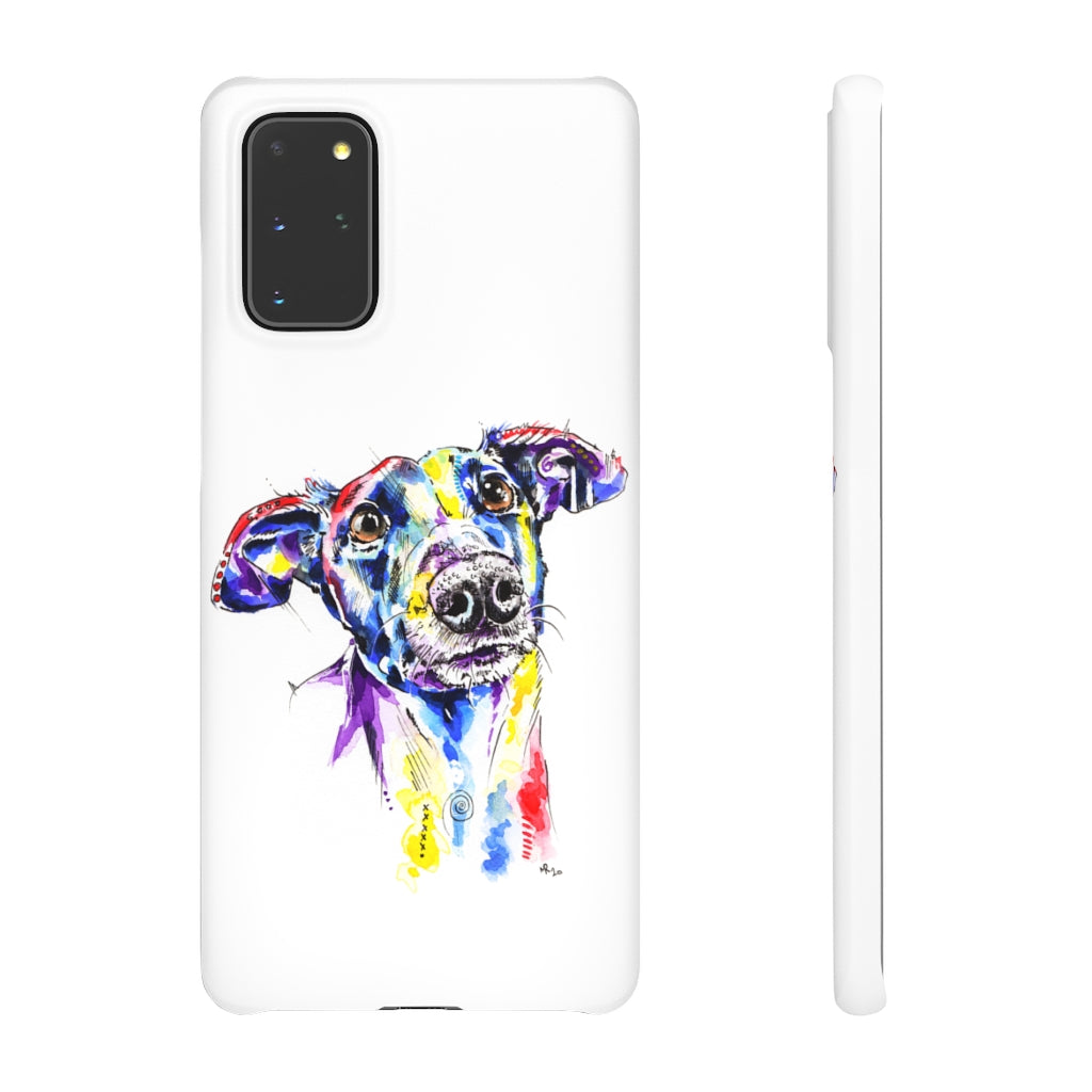 Greyhound Snap Phone Case - 'Rhea'