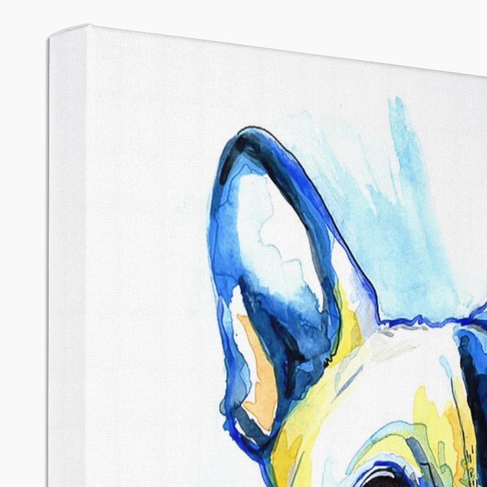 French Bulldog Canvas top view