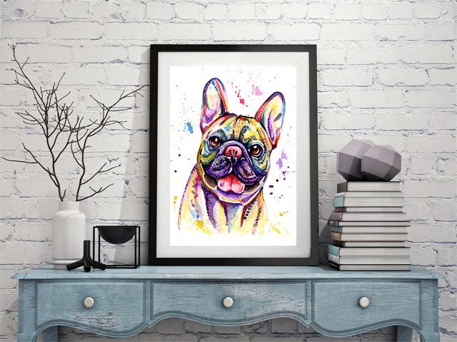 Artwork for french bulldogs