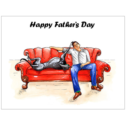 Greyhound Fathers Day Cards