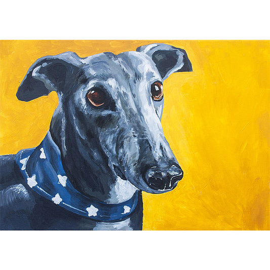 greyhound whippet lurcher art print