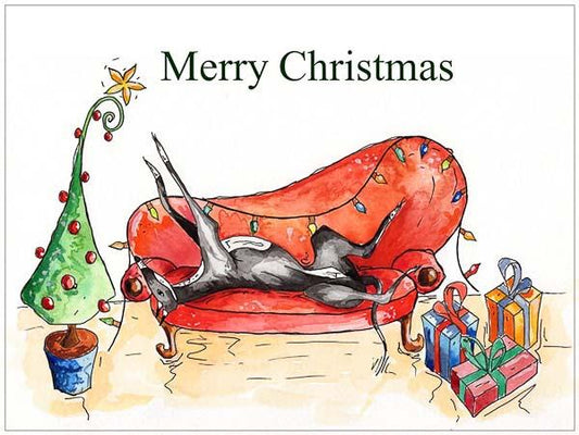 Lurcher Christmas Cards