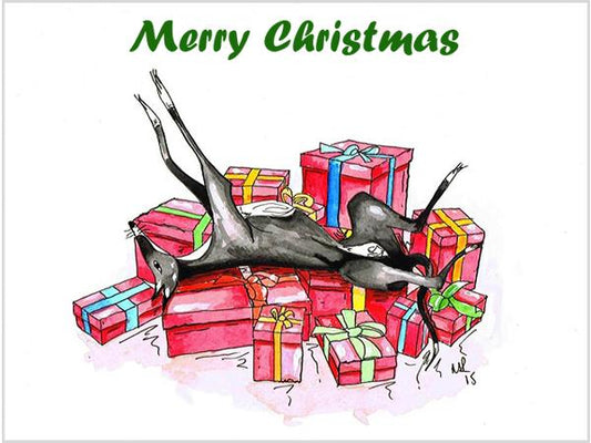 Whippet Xmas Cards