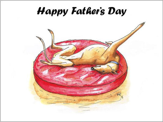 Whippet fathers day cards