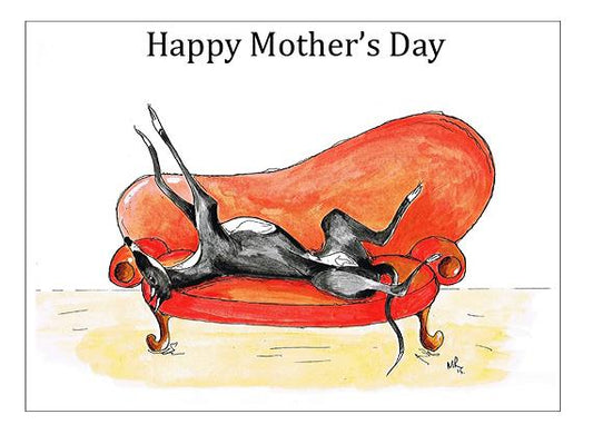 Lurcher Mothers Day Cards