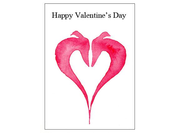 Lurcher Valentines Card