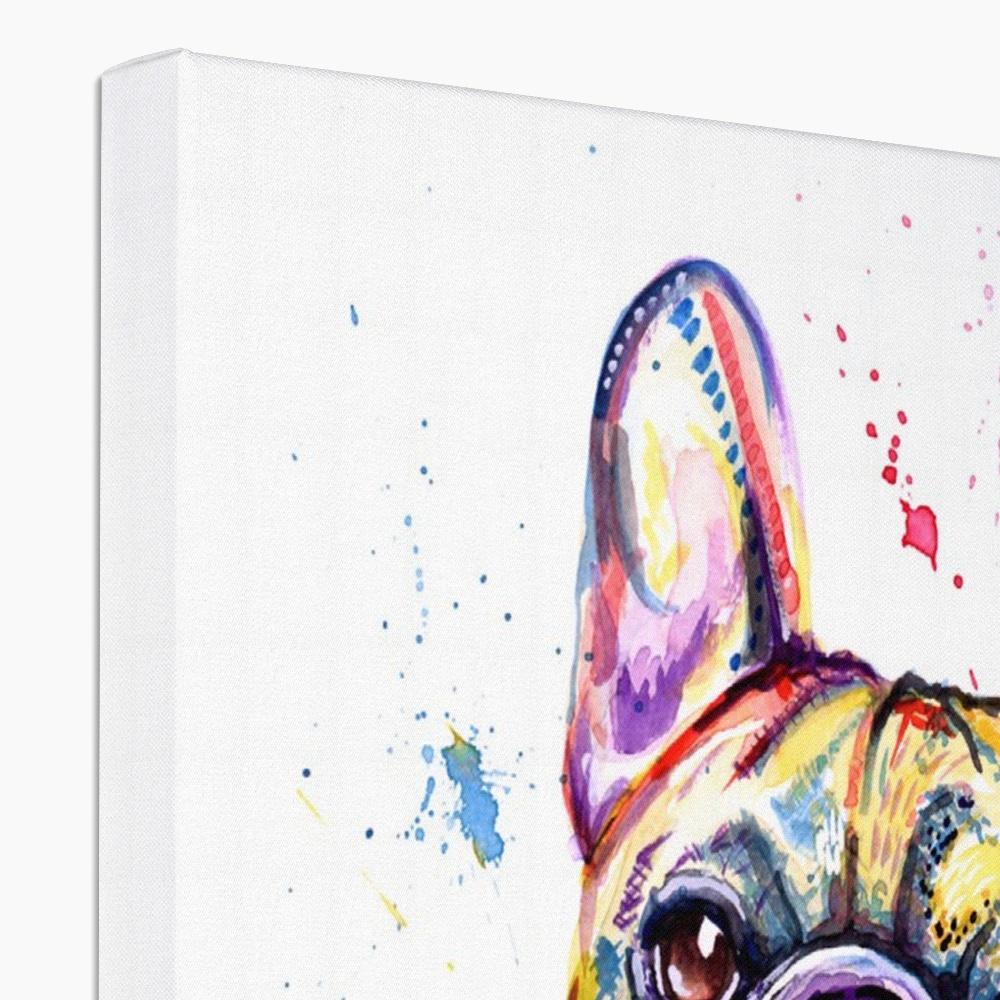 French Bulldog Canvasses Top view