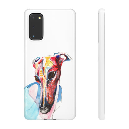 Greyhound Snap Phone Cases - 'Hello!'