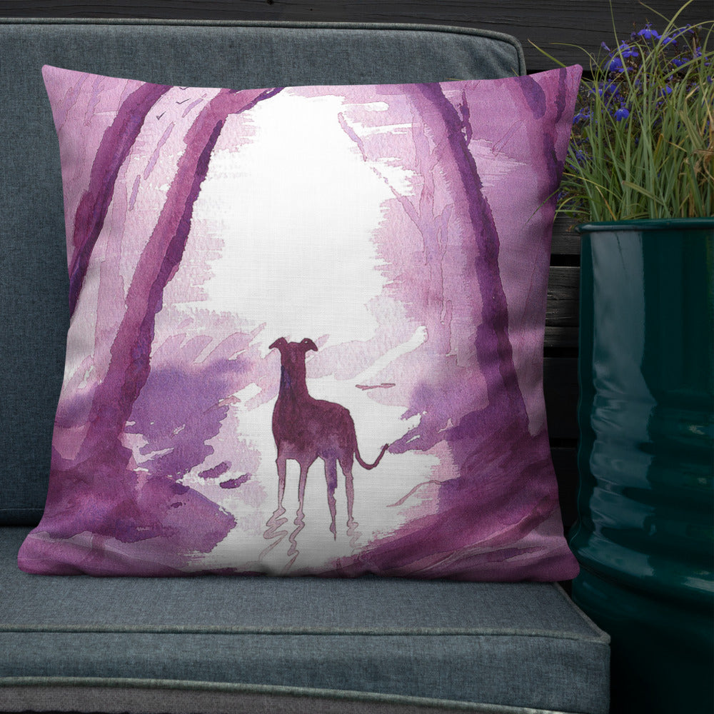 Greyhound & Whippet Cushion